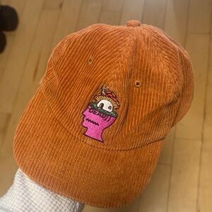 Brain Dead Corduroy Cap with Mushroom Patch